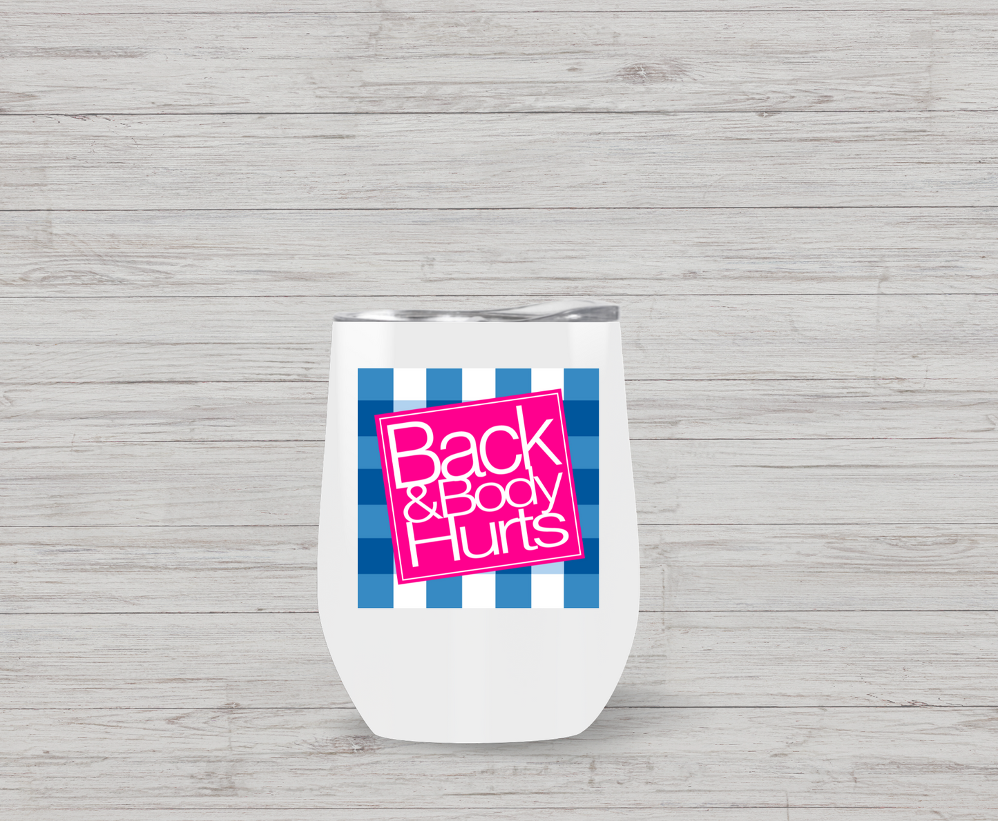 Back and Body Wine Tumbler