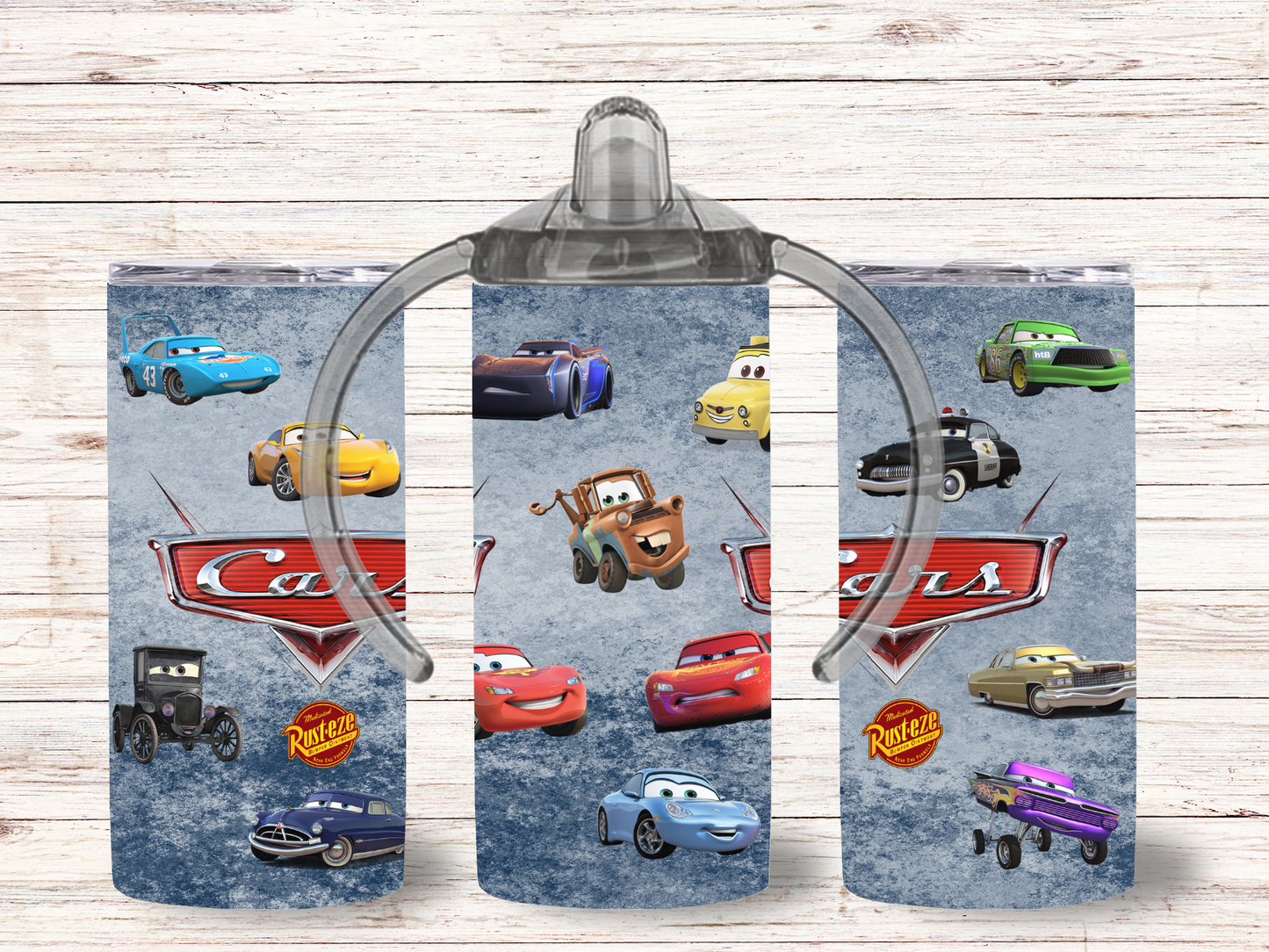 Car Dual Lid Kids Tumbler