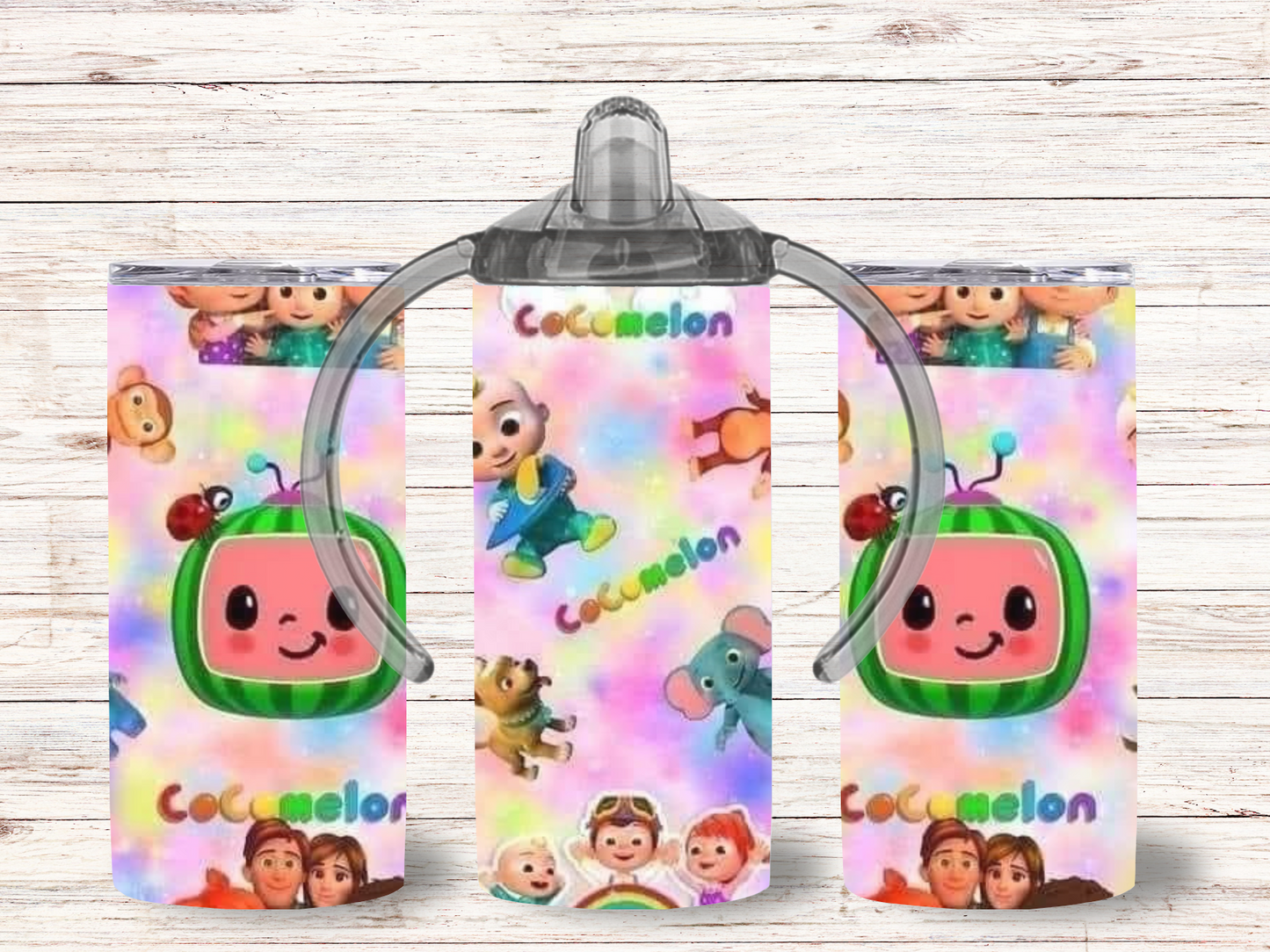 Coco melon Dual Lid Kids Tumbler