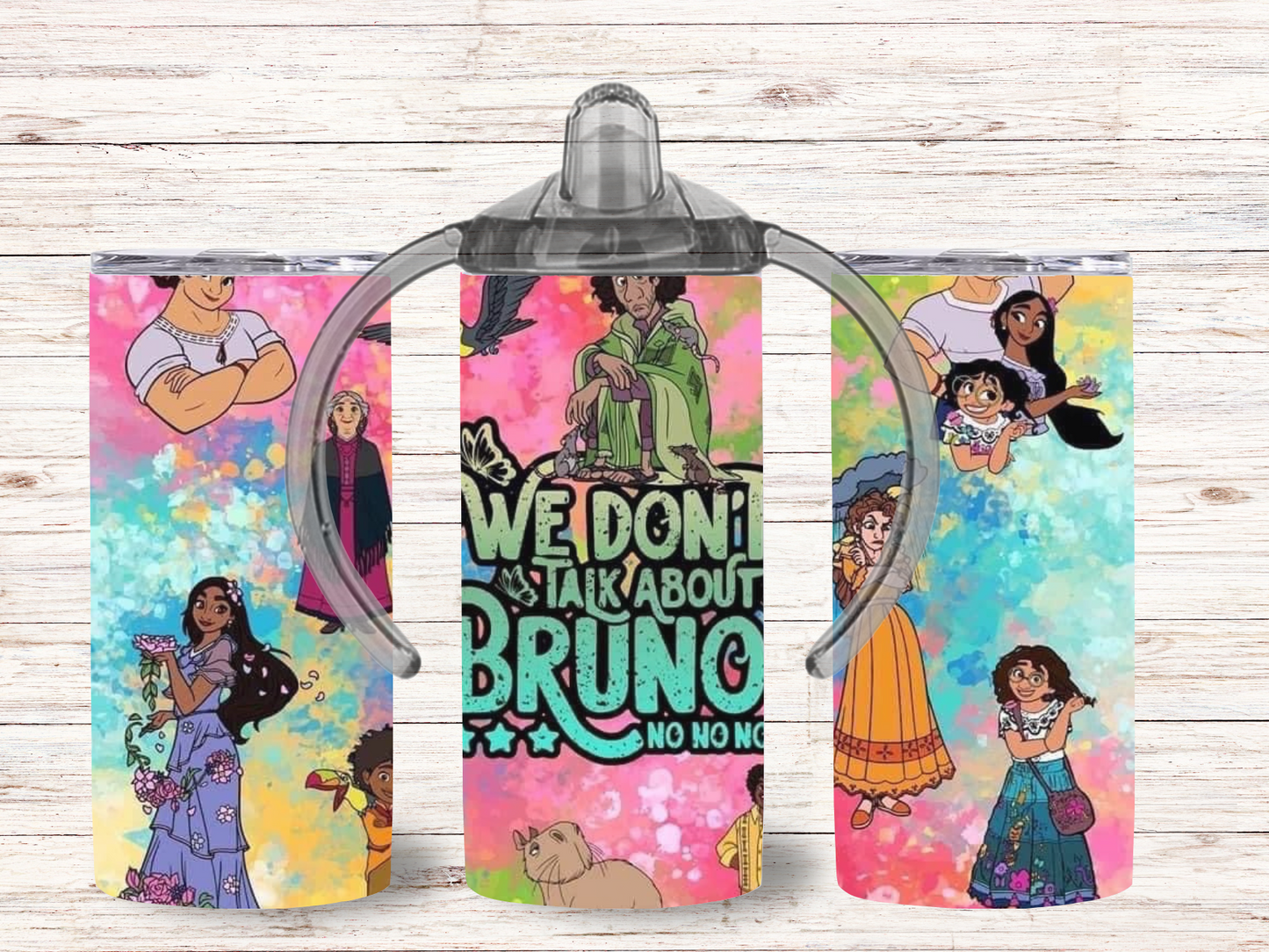 We don't talk Dual Lid Kids Tumbler