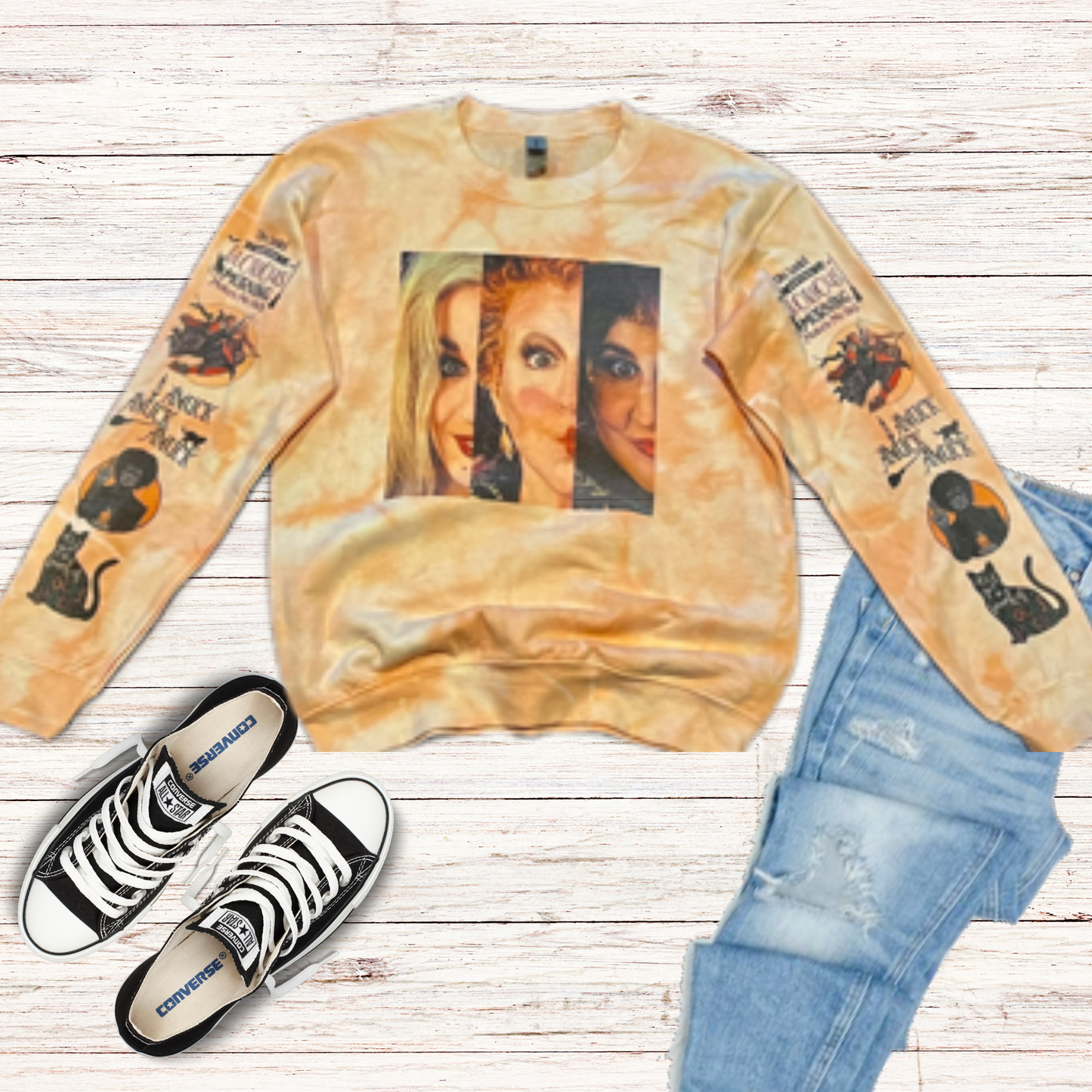 Witch Sisters Dyed Sweatshirt