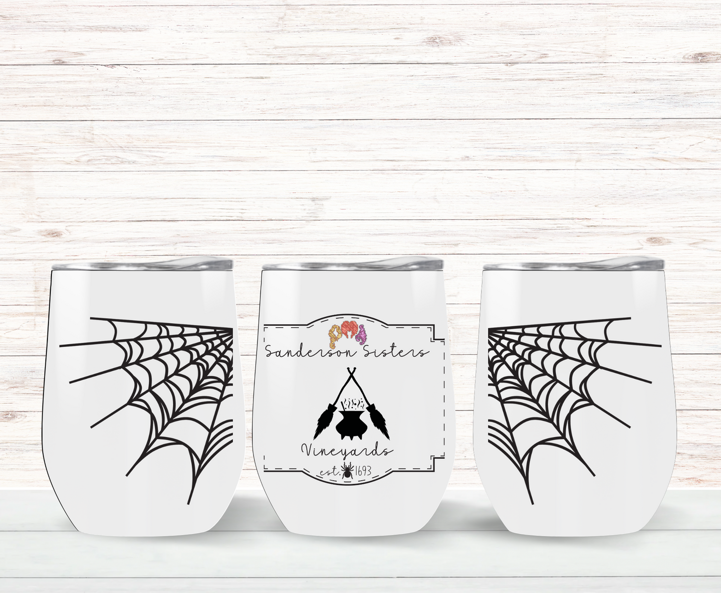 Witch Sisters Wine Tumbler