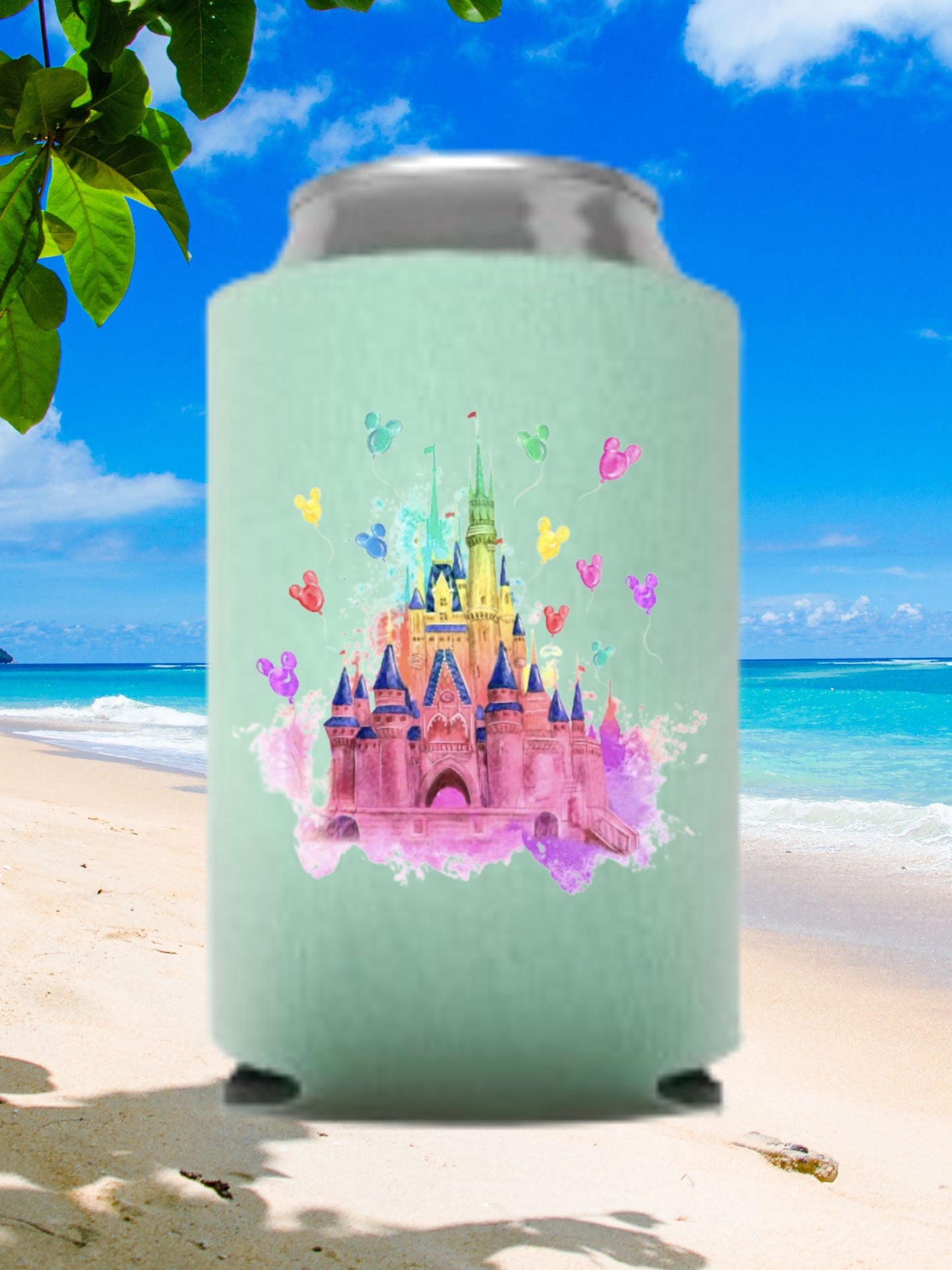 Disney Castle Can Cooler