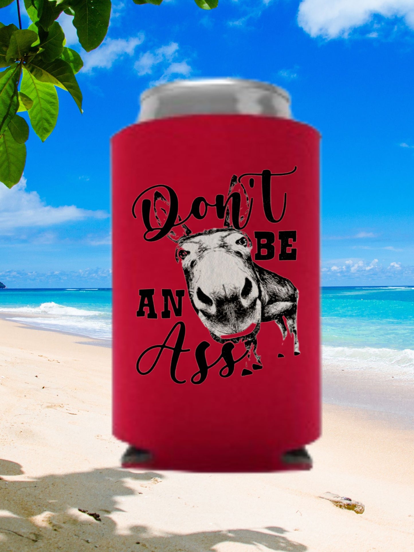 Don't Be An Ass Can Cooler