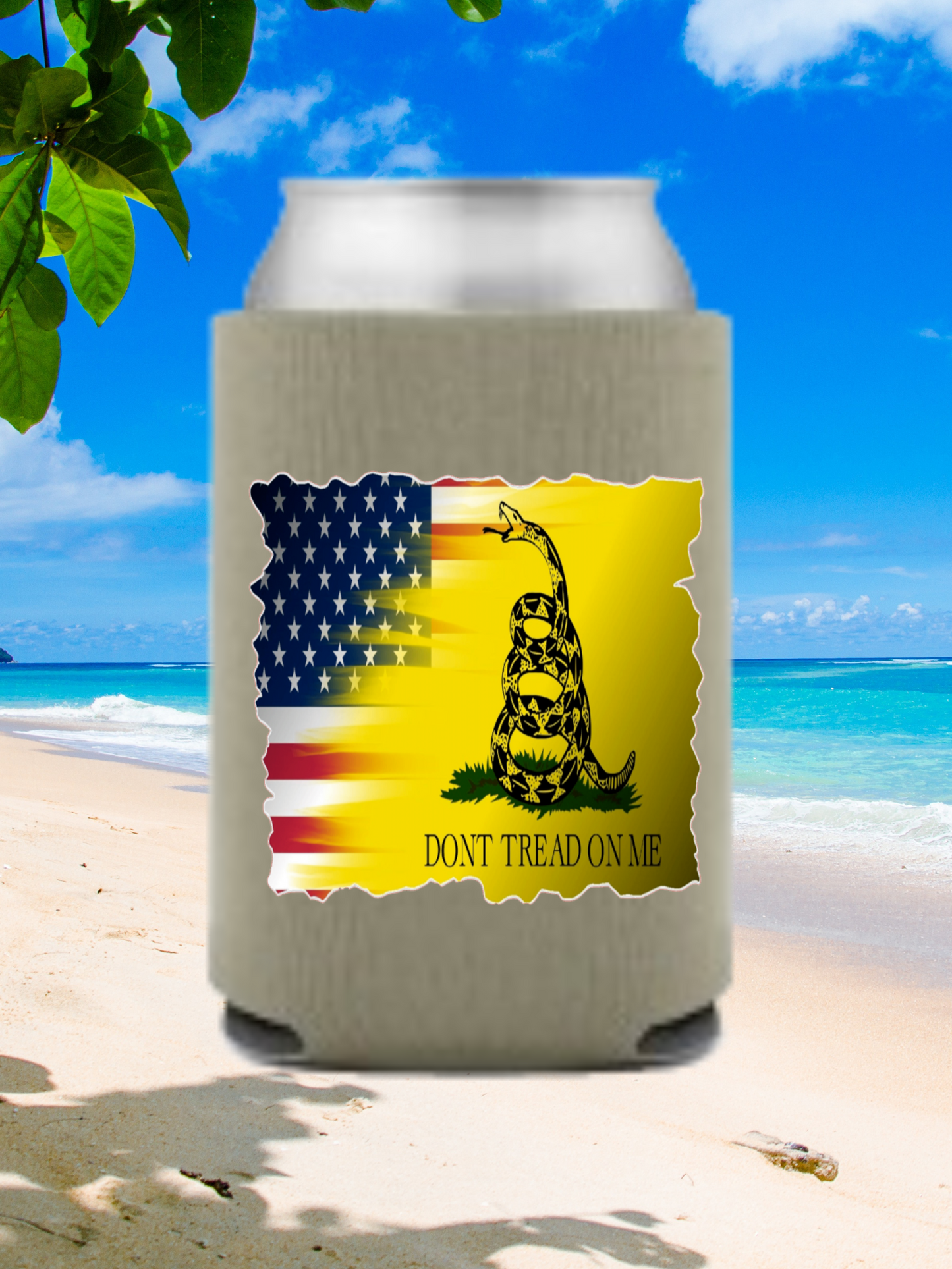 Don't Tread on Me Can Cooler