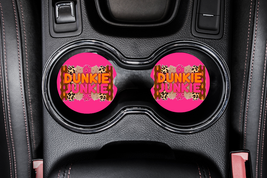 Dunkin Junkie Car Coasters