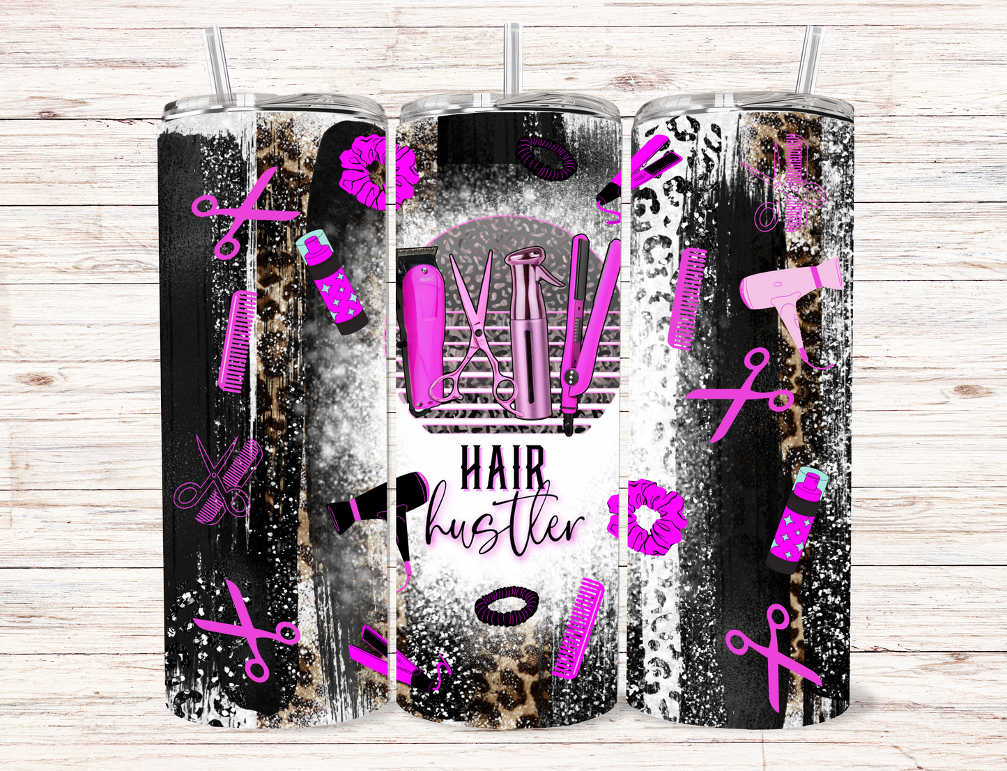 Hair Hustler Skinny Tumbler