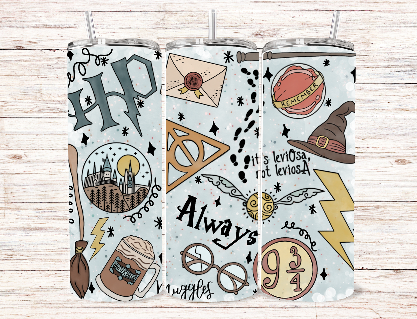 Harry Potter Skinny Tumbler