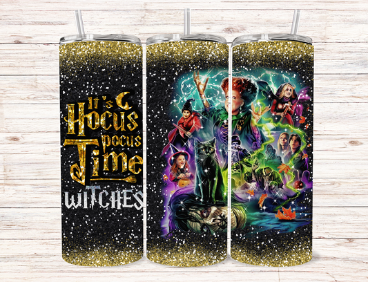 It's Hocus Pocus Time Skinny Tumbler