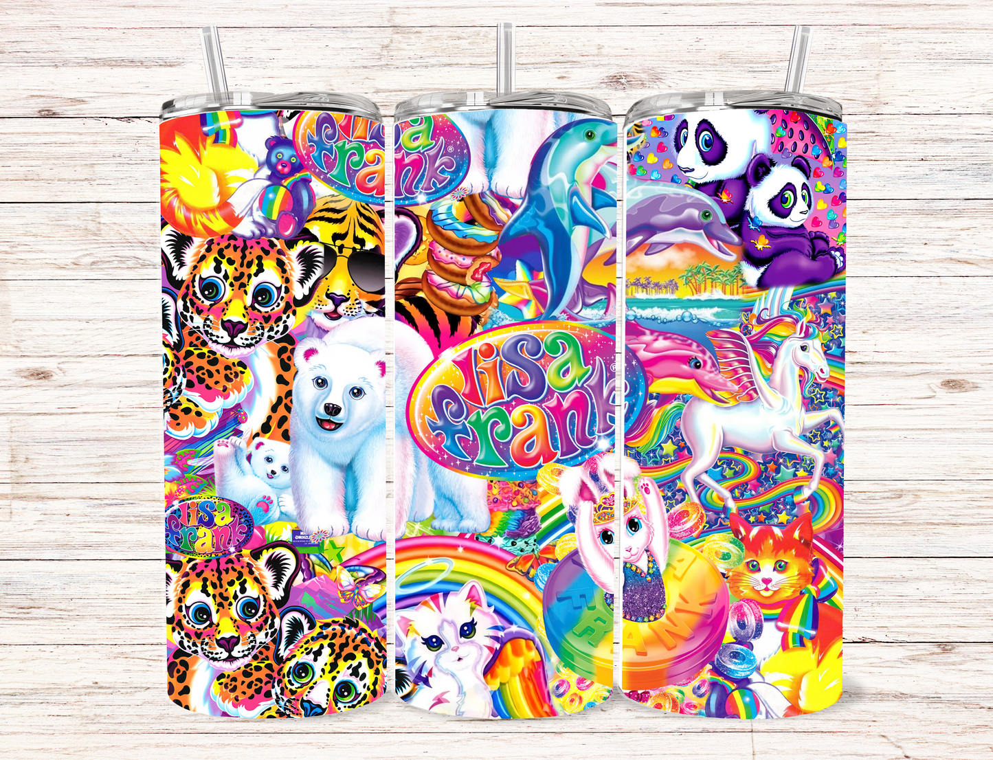 Lisa Frank Skinny Tumbler