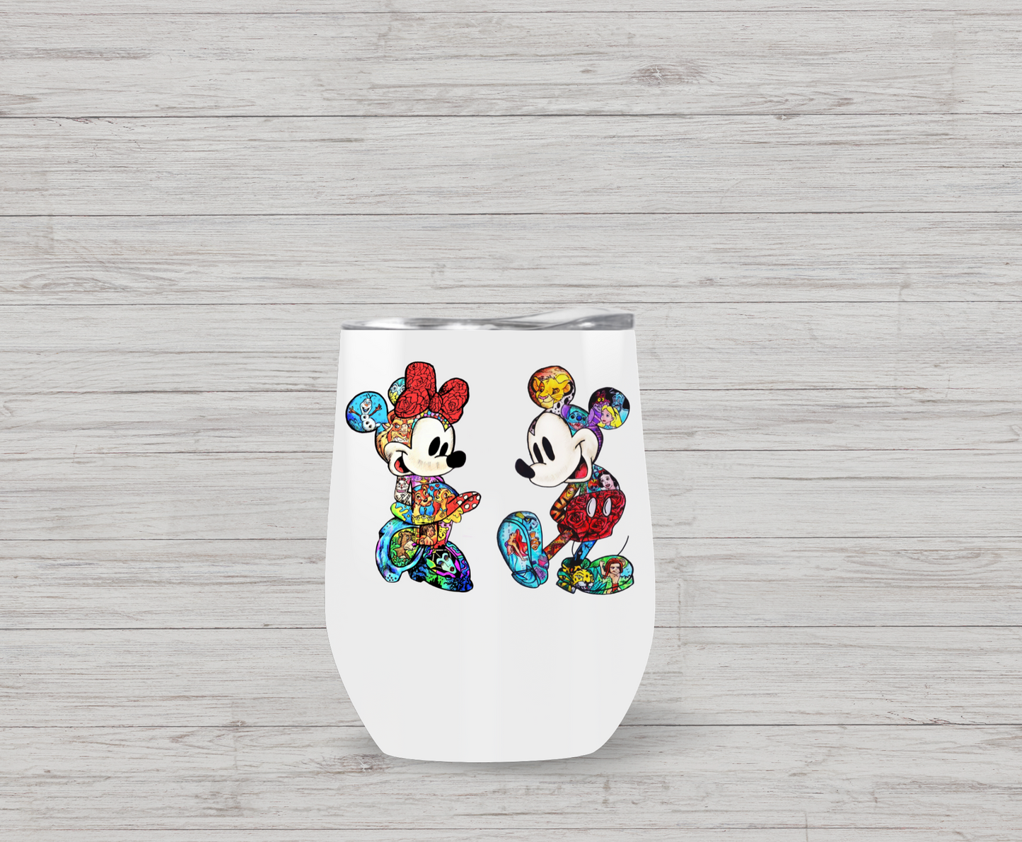 Mickey and Minnie Wine Tumbler